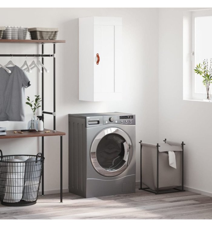 Armoire murale blanc 34,5x34x90 cm bois d'ingénierie | Mobilier & Déco