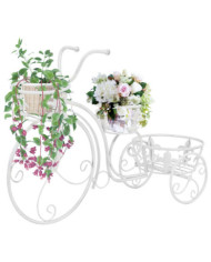 Support de plantes sous forme de vélo Style vintage Métal | Mobilier & Déco