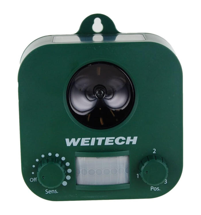 WEITECH Répulsif antiparasitaire de jardin solaire 50 m² | Mobilier & Déco