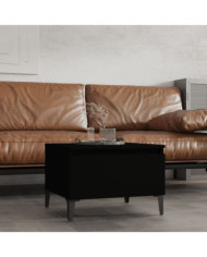 Table d'appoint Noir 50x46x35 cm Bois d'ingénierie | Mobilier & Déco