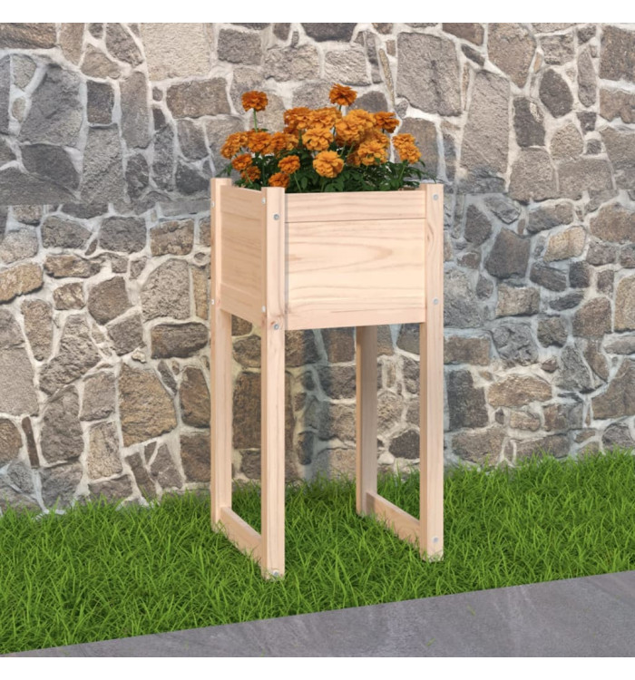 Jardinière 40x40x81 cm Bois massif de pin | Mobilier & Déco