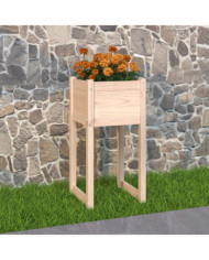 Jardinière 40x40x81 cm Bois massif de pin | Mobilier & Déco