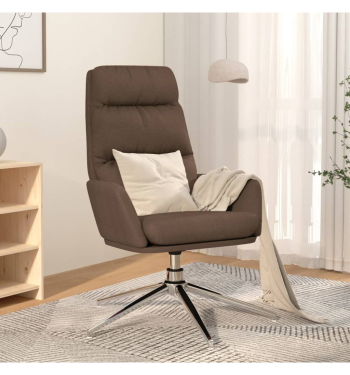 Chaise de relaxation Taupe Tissu | Mobilier & Déco