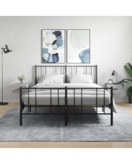 Tables de chevet murales 2 pcs sonoma gris 35x35x20 cm | Mobilier & Déco