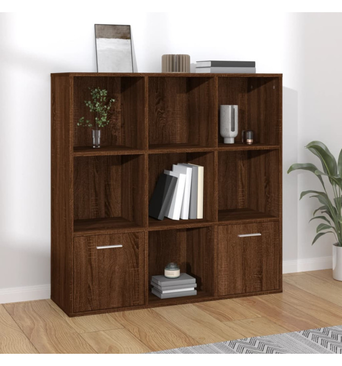 Armoire à livres Chêne marron 98x30x98 cm | Mobilier & Déco
