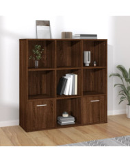 Armoire à livres Chêne marron 98x30x98 cm | Mobilier & Déco