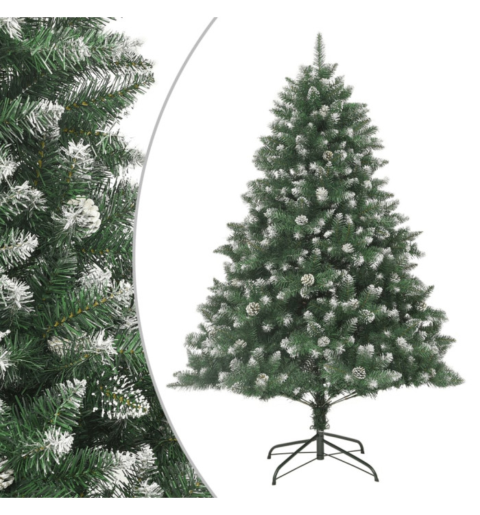 Sapin de Noël artificiel avec support 240 cm PVC | Mobilier & Déco