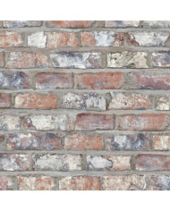 DUTCH WALLCOVERINGS Papier peint Briques Multicolore EW3103 | Mobilier & Déco
