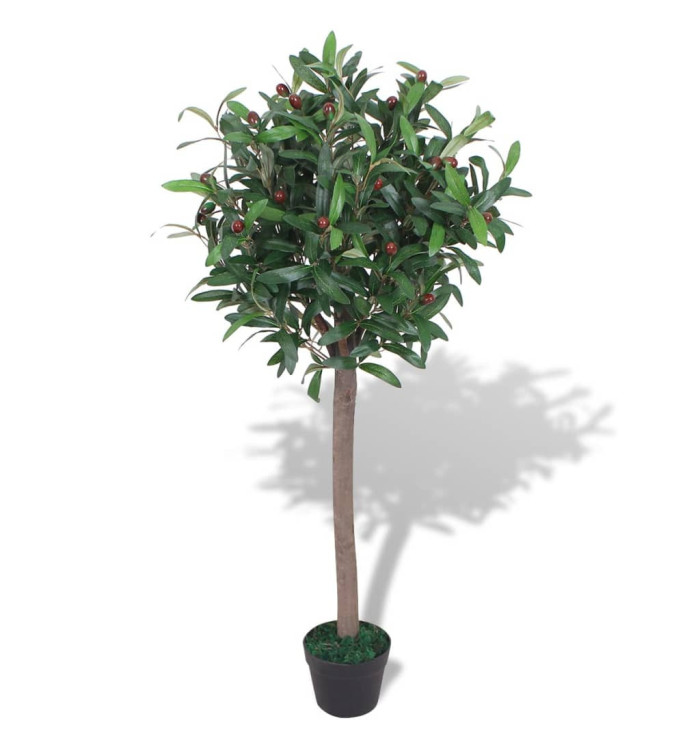 Laurier artificiel avec pot 120 cm Vert | Mobilier & Déco
