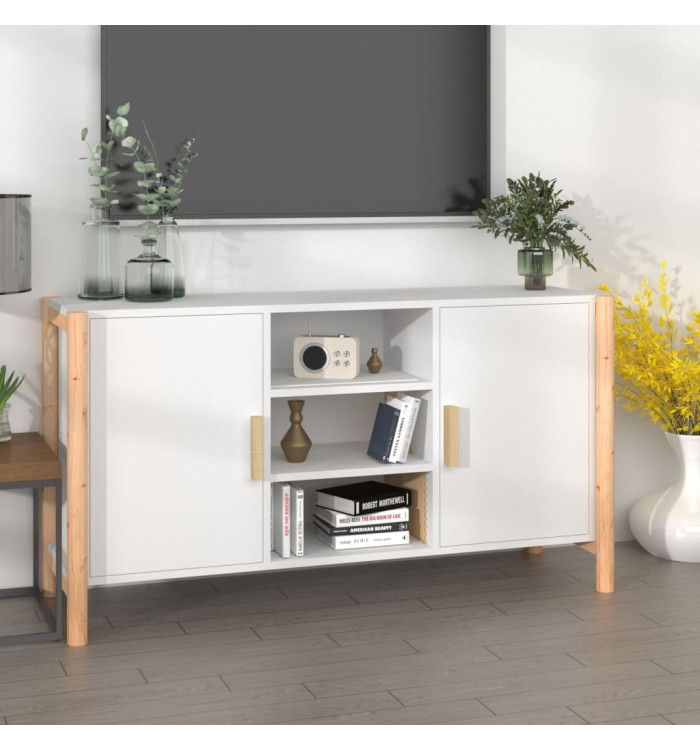 Buffet Blanc 107x38x60 cm Bois d'ingénierie | Mobilier & Déco