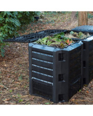 Nature Bac à compost Noir 1200 L | Mobilier & Déco