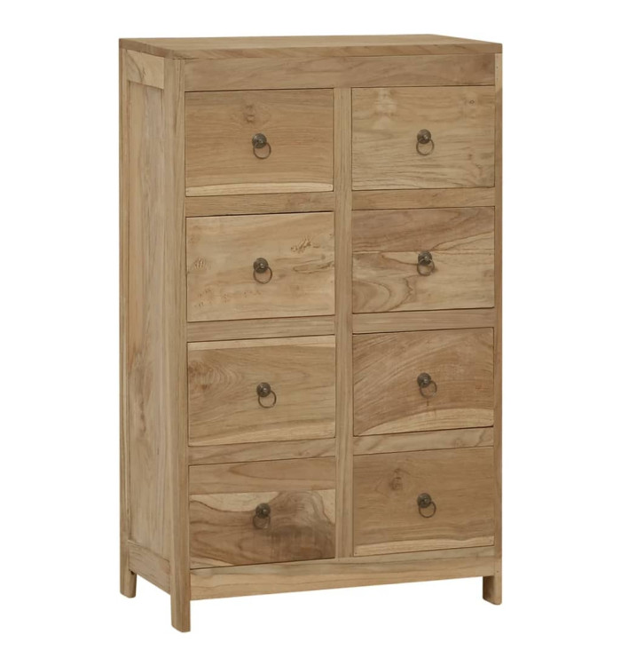 Commode 55x30x90 cm Bois massif de teck | Mobilier & Déco