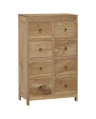 Commode 55x30x90 cm Bois massif de teck | Mobilier & Déco