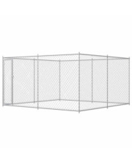 Chenil extérieur pour chiens 383x383x185 cm | Mobilier & Déco