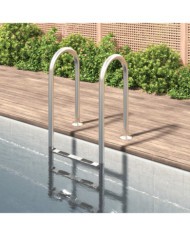 Échelle de piscine 54x38x158 cm acier inoxydable 304 | Mobilier & Déco