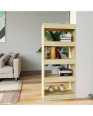 Bibliothèque/Cloison Chêne sonoma 60x30x135cm Bois d'ingénierie | Mobilier & Déco