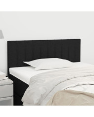Tête de lit Noir 100x5x78/88 cm Tissu | Mobilier & Déco