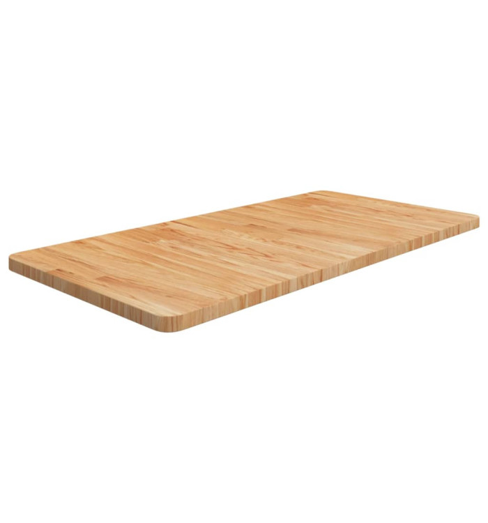 Comptoir de salle de bain Marron clair 100x50x2,5cm Bois traité | Mobilier & Déco
