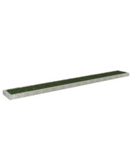 Lit surélevé à gabion Acier galvanisé 800x100x20 cm | Mobilier & Déco