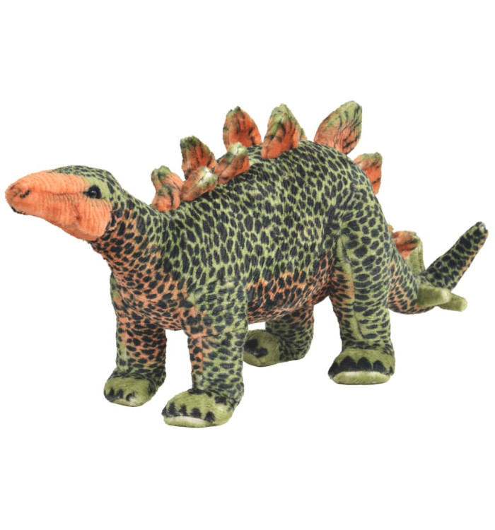 Jouet en peluche Dinosaure Stegosaurus Vert et orange XXL | Mobilier & Déco