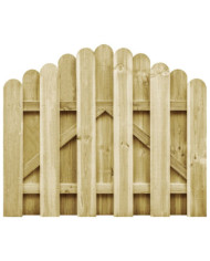 Portail de jardin bois de pin imprégné 100x75 cm | Mobilier & Déco
