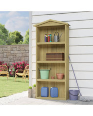 Abri à outils de jardin 87x33x222 cm Bois de pin imprégné | Mobilier & Déco