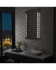 Miroir mural à LED pour salle de bains 60x100 cm | Mobilier & Déco