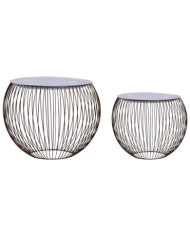 Tables basses 2 pcs Doré | Mobilier & Déco