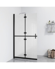 Paroi de douche pliable Verre ESG dépoli 90x190 cm | Mobilier & Déco