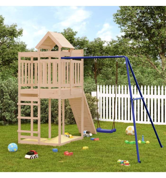 Aire de jeux d'extérieur bois de pin massif | Mobilier & Déco