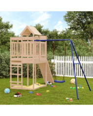 Aire de jeux d'extérieur bois de pin massif | Mobilier & Déco