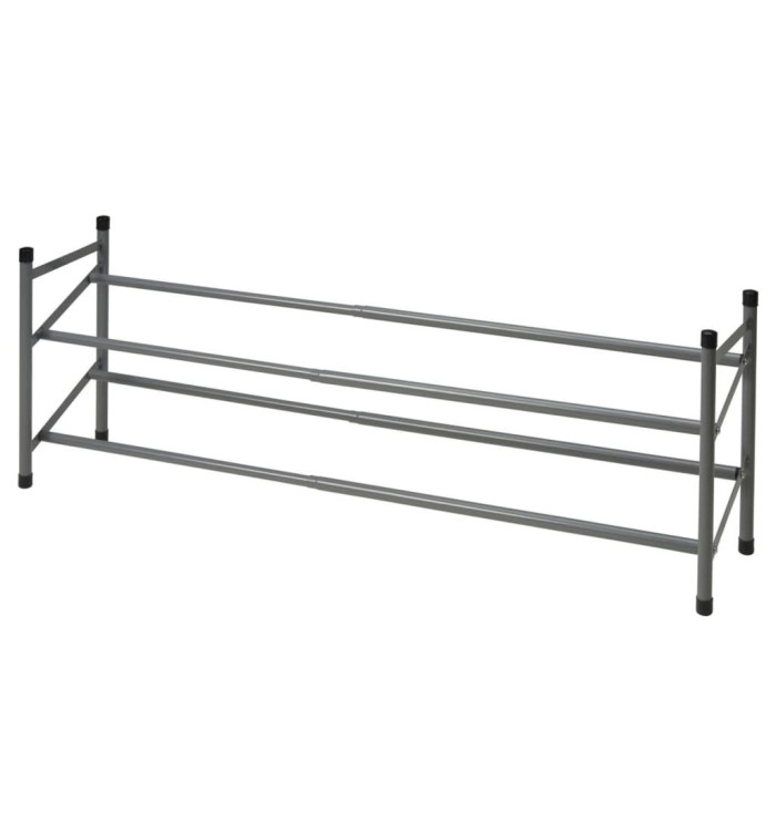 Storage solutions Étagère à chaussures 2 niveaux (61,5-115)x23x38 cm | Mobilier & Déco