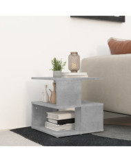 Table d'appoint Gris béton 40x40x40 cm Aggloméré | Mobilier & Déco