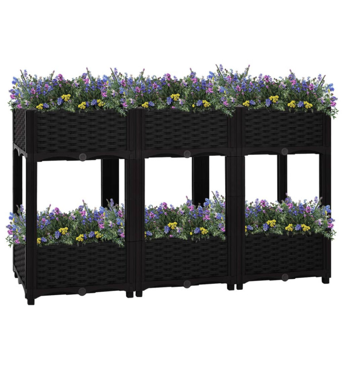 Lit surélevé 120x40x71 cm Polypropylène | Mobilier & Déco