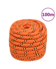 Corde de bateau Orange 20 mm 100 m Polypropylène | Mobilier & Déco