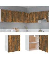Armoire suspendue "Lyon" Chêne fumé 50x31x60 cm | Mobilier & Déco