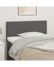Tête de lit Gris 100x5x78/88 cm Similicuir | Mobilier & Déco