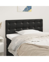Tête de lit Noir 100x5x78/88 cm Similicuir | Mobilier & Déco