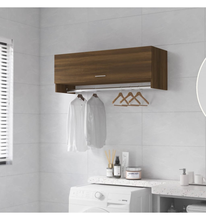 Garde-robe Chêne marron 100x32,5x35 cm Bois d'ingénierie | Mobilier & Déco