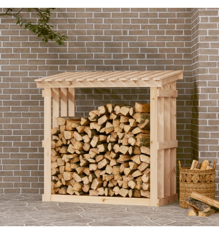Support pour bois de chauffage 108x64,5x109 cm Bois de pin | Mobilier & Déco