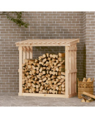 Support pour bois de chauffage 108x64,5x109 cm Bois de pin | Mobilier & Déco