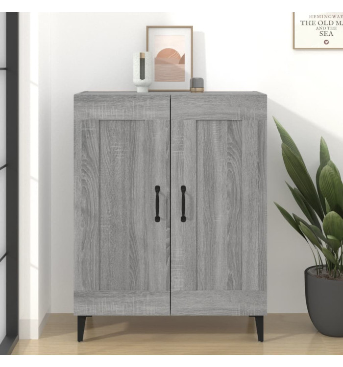 Buffet sonoma gris 69,5x34x90 cm bois d'ingénierie | Mobilier & Déco
