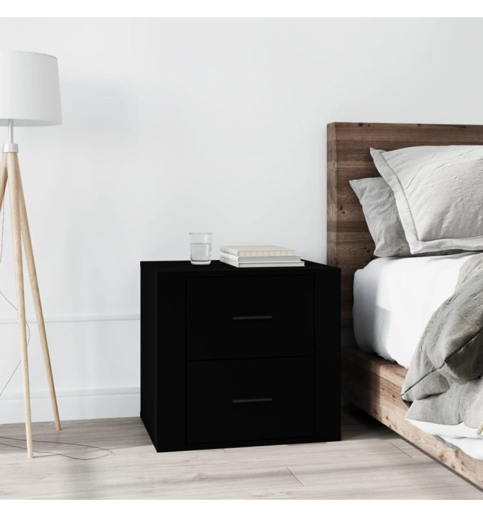 Table de chevet Noir 50x39x47 cm | Mobilier & Déco