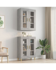Armoire murale suspendue Sonoma gris 69,5x34x90 cm | Mobilier & Déco