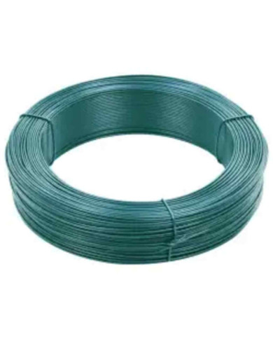 Fil de liaison de clôture 250 m 1,6/2,5 mm Acier Vert noirâtre | Mobilier & Déco