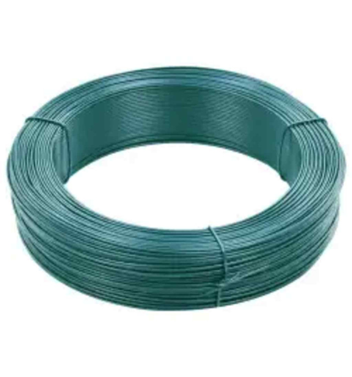 Fil de liaison de clôture 250 m 1,6/2,5 mm Acier Vert noirâtre | Mobilier & Déco
