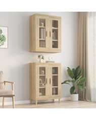 Armoire murale suspendue Chêne sonoma 69,5x34x90 cm | Mobilier & Déco