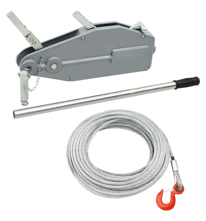 Treuil de levage à câble 800 kg | Mobilier & Déco
