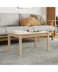 Table basse 80x50x40 cm Bois massif de pin | Mobilier & Déco