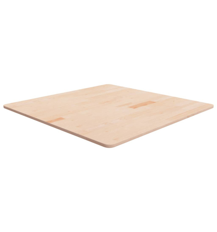 Dessus de table carré 90x90x1,5 cm Bois chêne massif non traité | Mobilier & Déco
